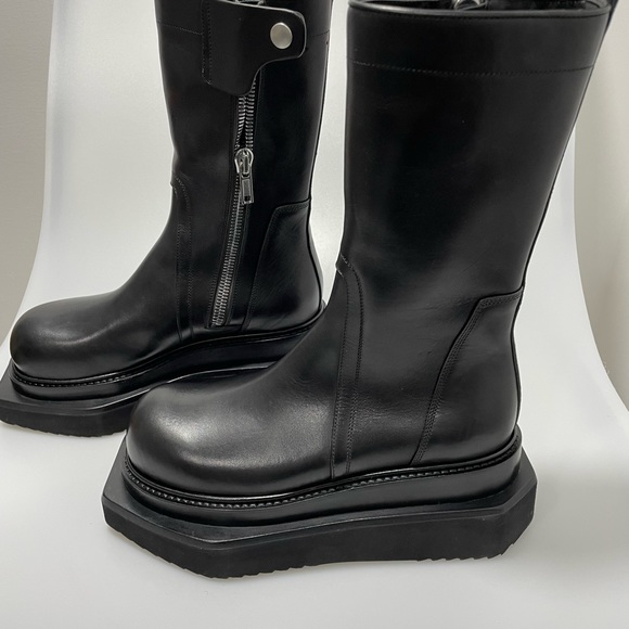 Rick Owen’s Black Creeper Turbo Cyclops Boots Men’s US 6/EU 39 $2675. - Picture 6 of 13